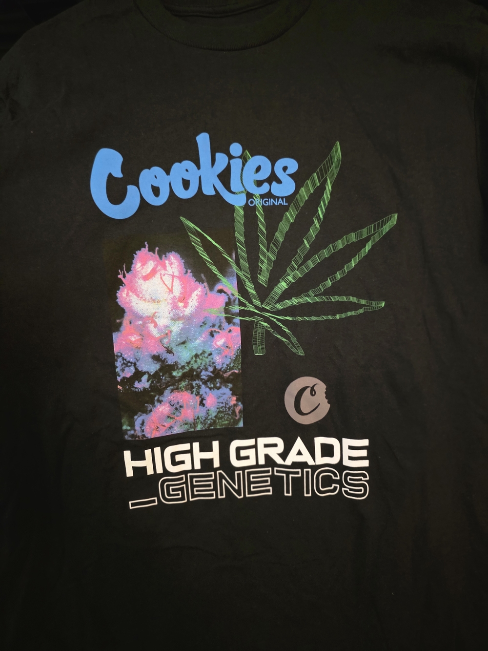 Cookies High Grade Genetics Black Graphic Short Sleeve Tee